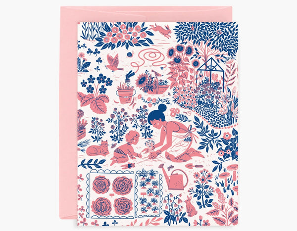 Gardeners / Tri Fold Greeting Card