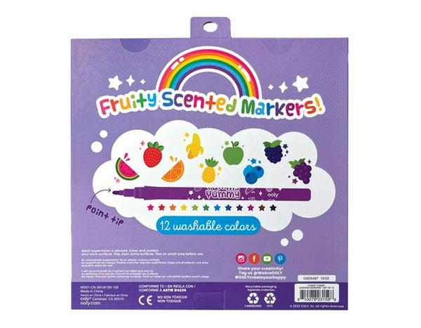 Yummy Yummy Scented Markers - Set of 12