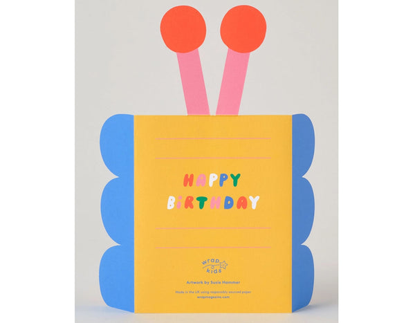 'butterfly' Fold Out Kid's Birthday Card