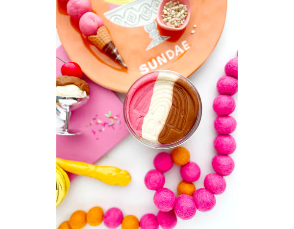 Ice Cream (Neapolitan) Play Dough Kit