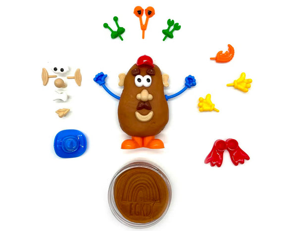 Mr. Dough-Tato Head (Root Beer) Sensory Play Dough Kit