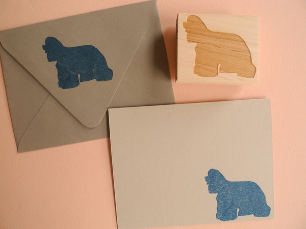 Cocker Spaniel Dog Rubber Stamp