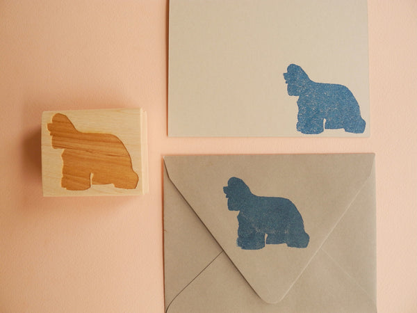 Cocker Spaniel Dog Rubber Stamp
