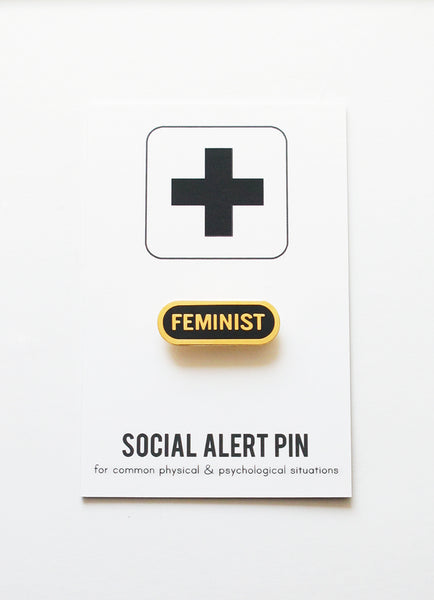 Feminist Enamel Pin