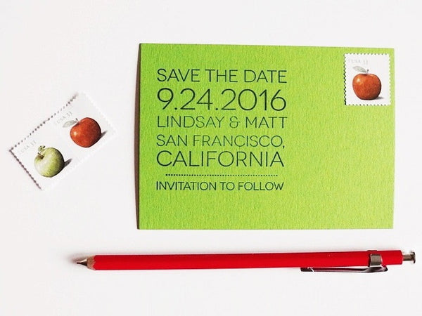 Custom Save the Date Stamp