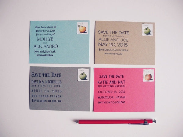 Custom Save the Date Stamp