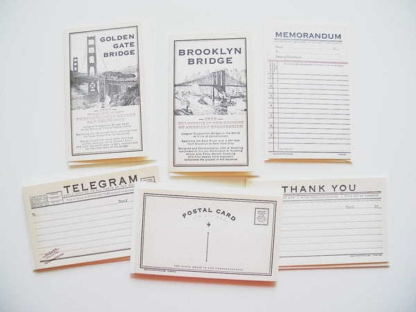 Letterpress Cards by Oblation Paper