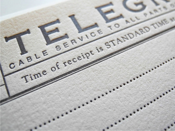 Letterpress Cards by Oblation Paper