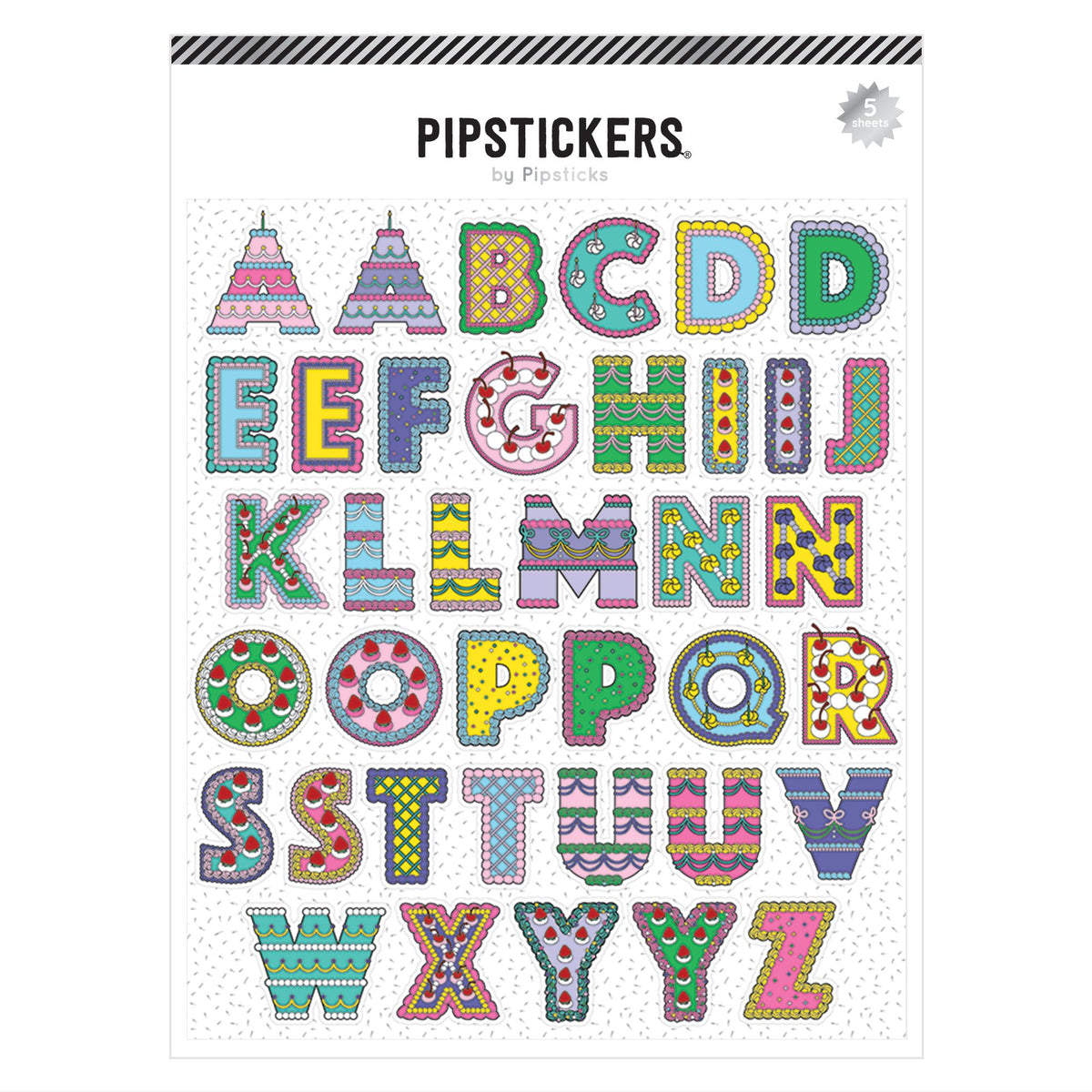 Pipsticks Pipstickers | Red Lettered