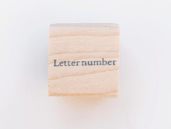 Mail More Love Rubber Stamps