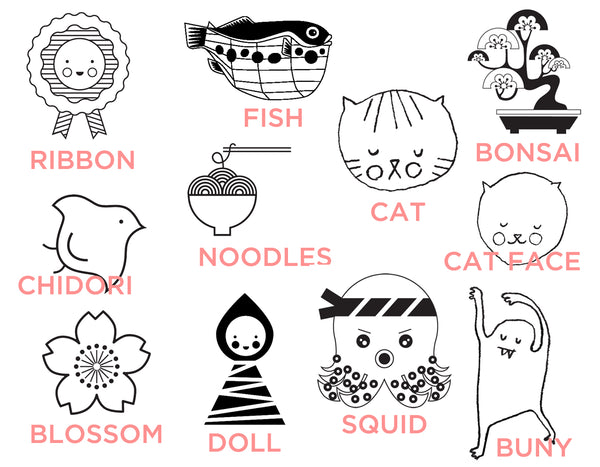 NEW MICHELLE MACKINTOSH RUBBER STAMPS