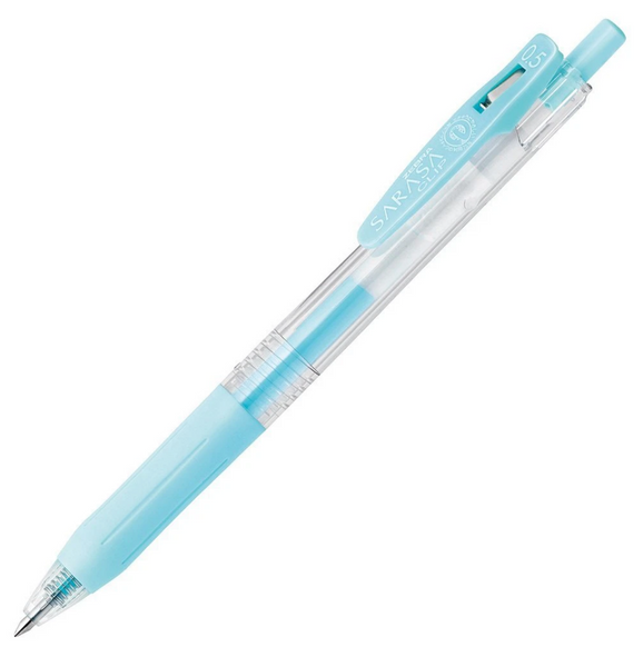 Zebra Sarasa Clip Milky Gel Pen 0.5mm Gel Pen - Bullet Journalling Stationery - 0.5 Kawaii Milk Jelly Ink - Japanese Bujo Supplies