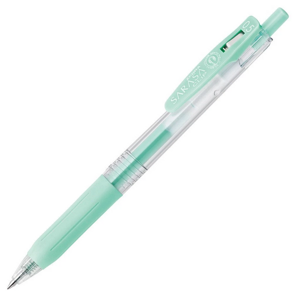 Zebra Sarasa Clip Milky Gel Pen 0.5mm Gel Pen - Bullet Journalling Stationery - 0.5 Kawaii Milk Jelly Ink - Japanese Bujo Supplies