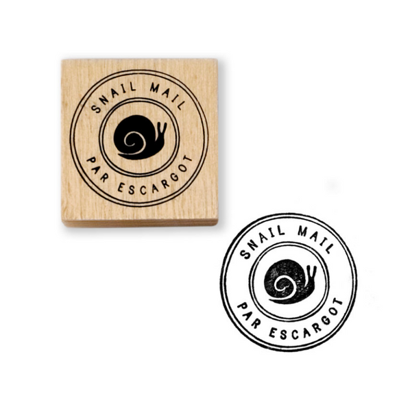 SNAIL MAIL Rubber Stamps by Wit & Whistle