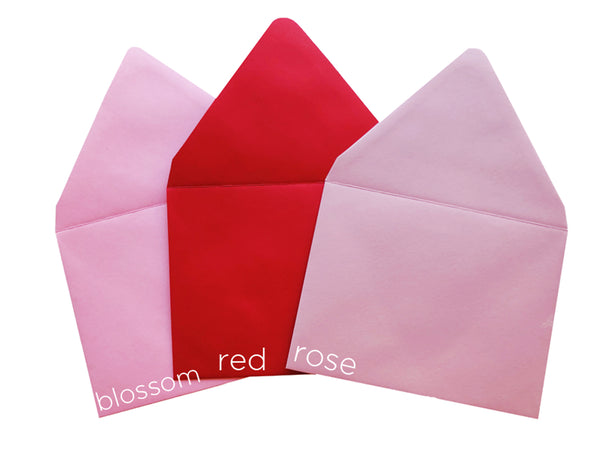 Colorful A2 envelopes 10 pack