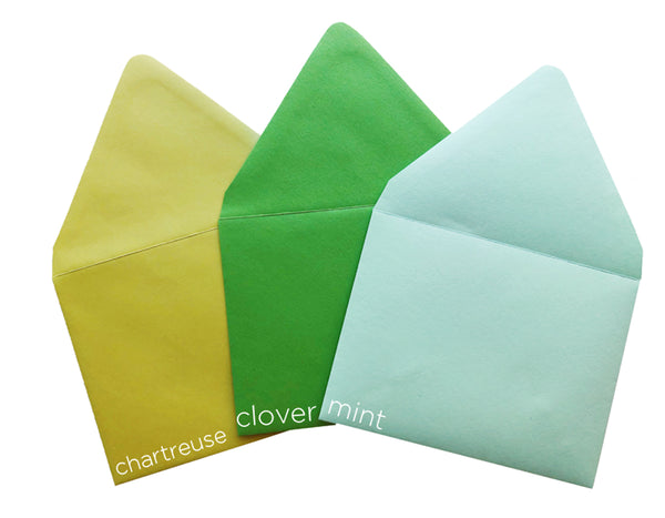 Colorful A2 envelopes 10 pack