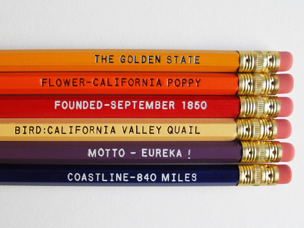 Paper Pastries California Pencil Set