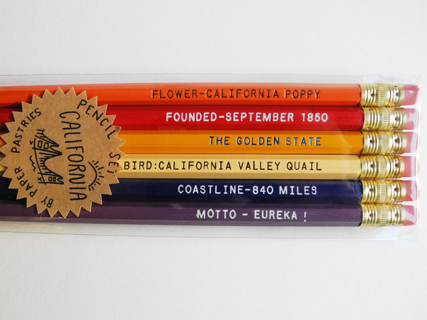 Paper Pastries California Pencil Set