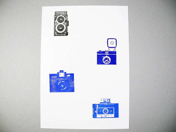 Classic Camera Rubber Stamp