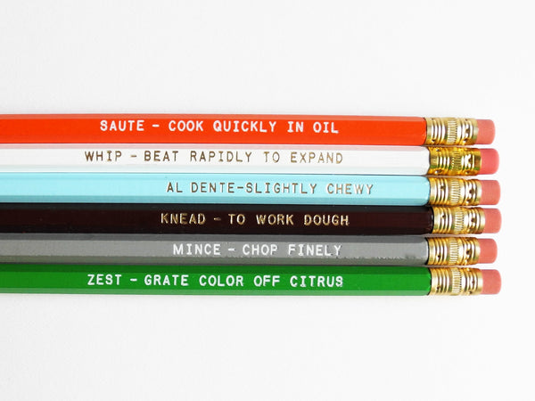 Paper Pastries Chef's Pencil Set