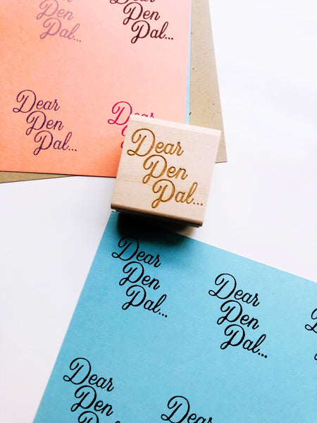 Mail More Love Rubber Stamps