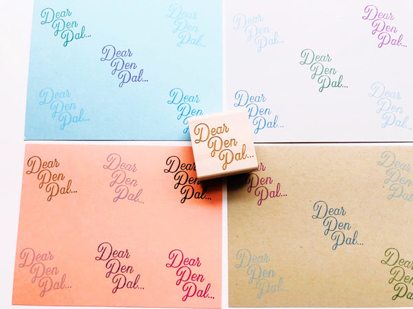 Mail More Love Rubber Stamps