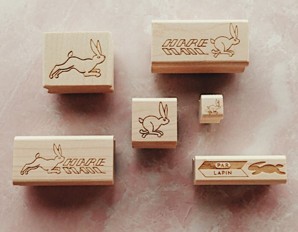 DONOVAN RABBIT RUBBER STAMPS
