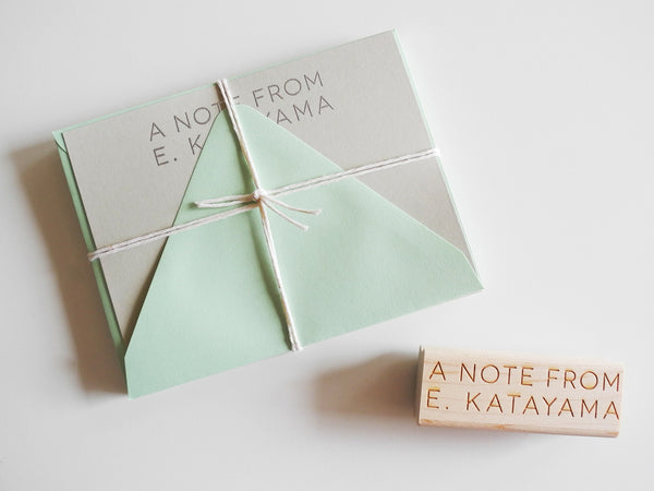 From The Desk Of Custom Rubber Stamp
