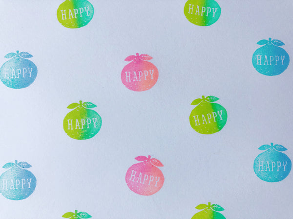 FRUIT SHAPE RUBBER STAMP