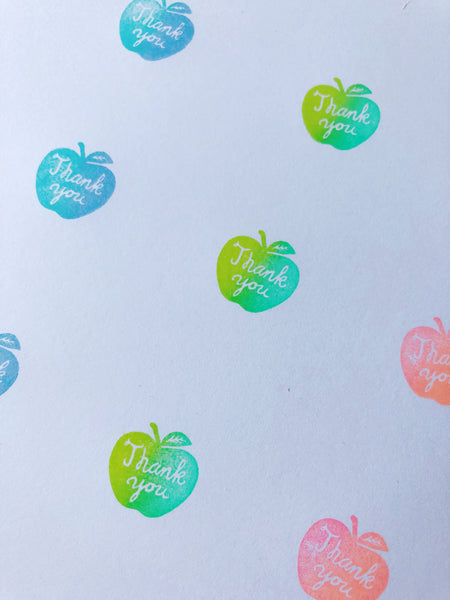 FRUIT SHAPE RUBBER STAMP