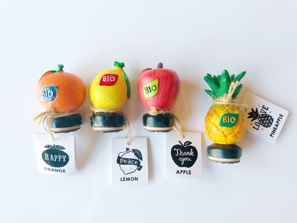 FRUIT SHAPE RUBBER STAMP