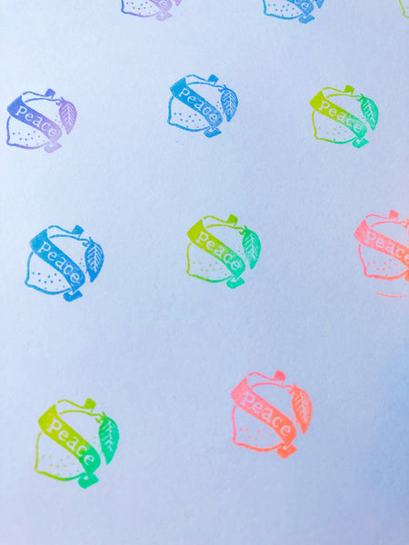 FRUIT SHAPE RUBBER STAMP