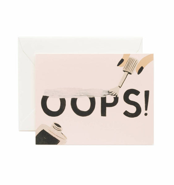 Oops Sorry Card