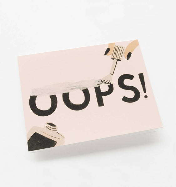 Oops Sorry Card