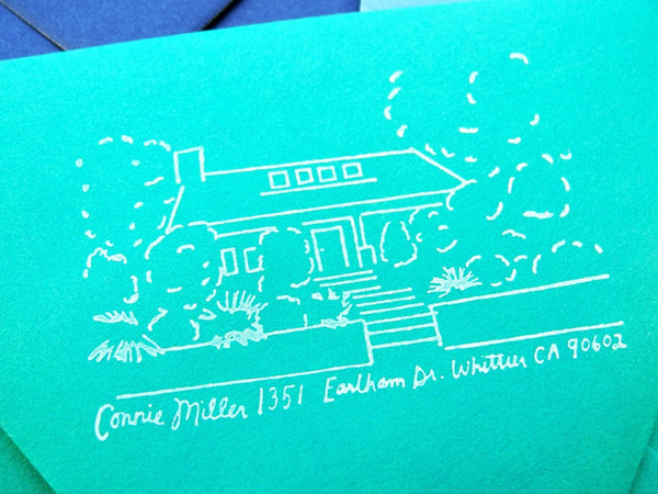 Custom House Return Address Stamp