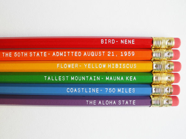 Paper Pastries Hawaii Pencil Set