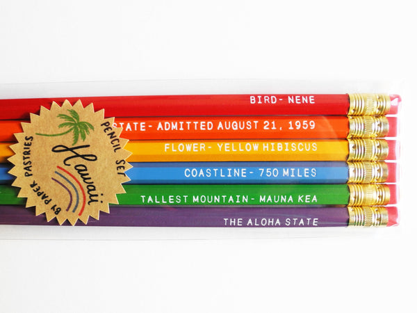 Paper Pastries Hawaii Pencil Set
