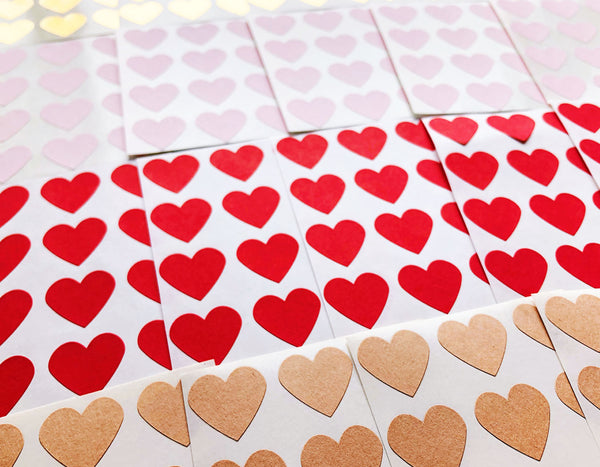 Small Heart Stickers