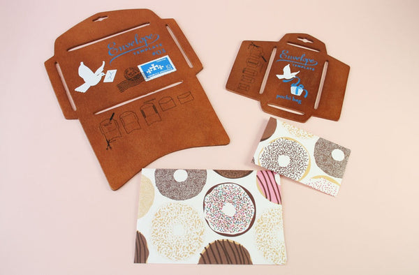 Wooden envelope template