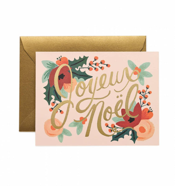 Joyeux Noel French Christmas Cards Boxed Set