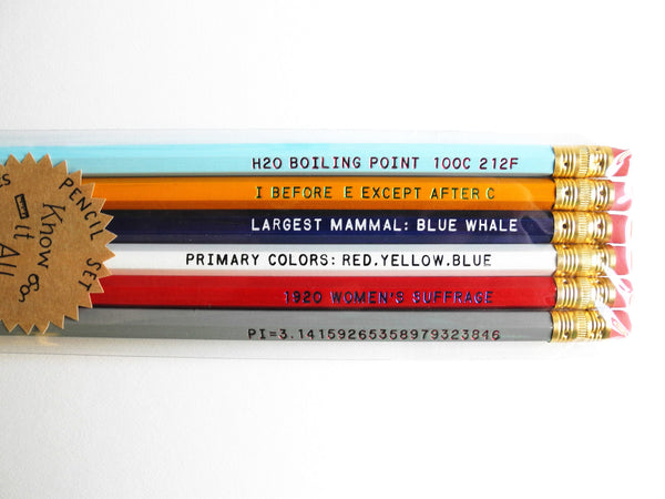 Paper Pastries Know It All Pencil Set