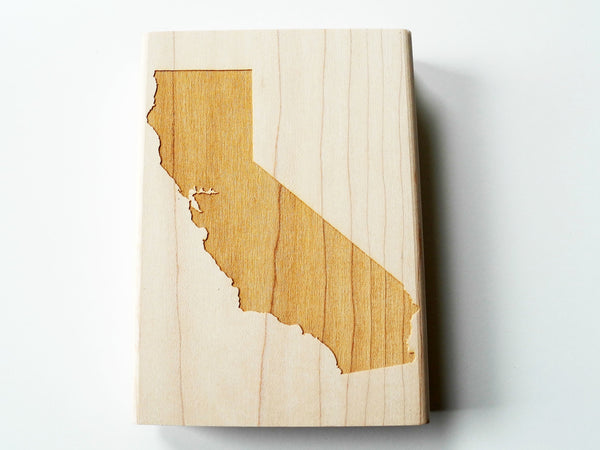 Extra Large State Rubber Stamp