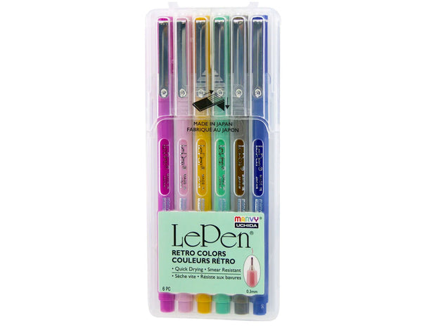 LE PEN RETRO 6 PIECE SET