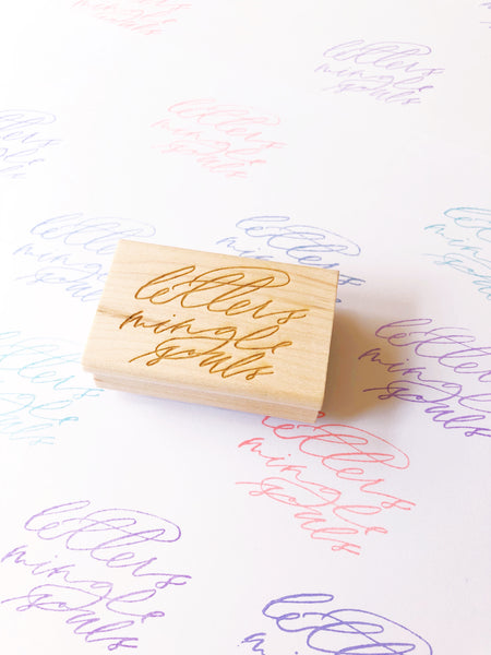 Mail More Love Rubber Stamps