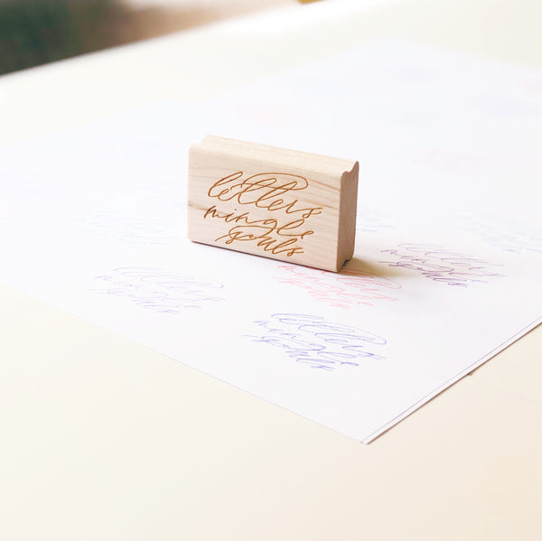 Mail More Love Rubber Stamps