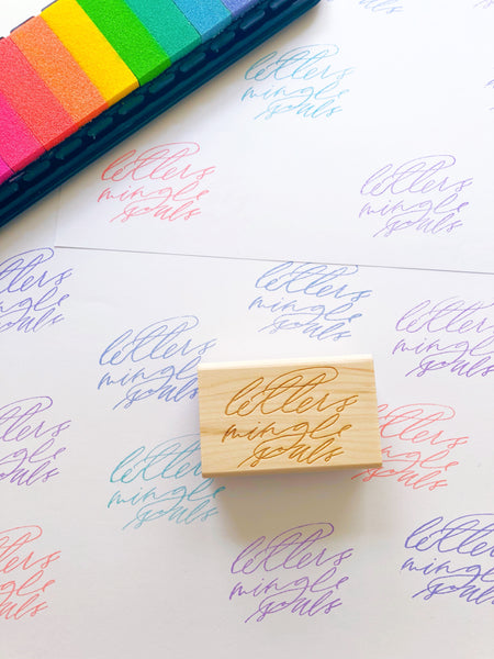 Mail More Love Rubber Stamps