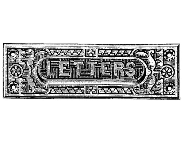 Snail Mail and Art Themed Rubber Stamps