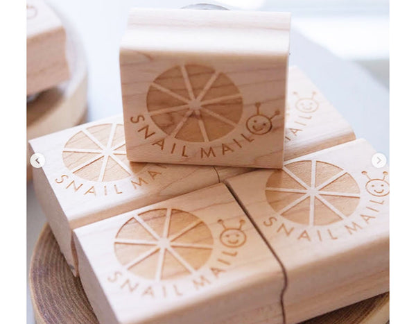 Snail Mail Book Rubber Stamps