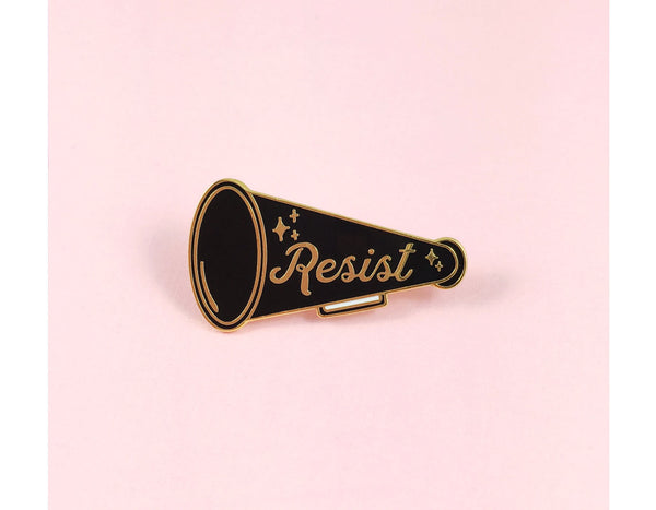 Resist enamel pin