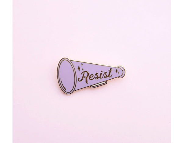 Resist enamel pin